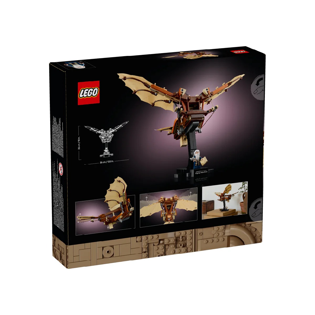 Bộ Mô Hình Cỗ Máy Bay Của Da Vinci LEGO ADULTS #10363