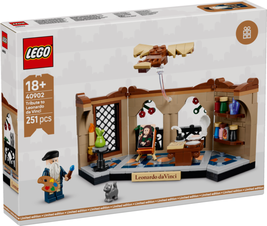 Bộ Mô Hình LEGO Tôn Vinh Leonardo Da Vinci #40902