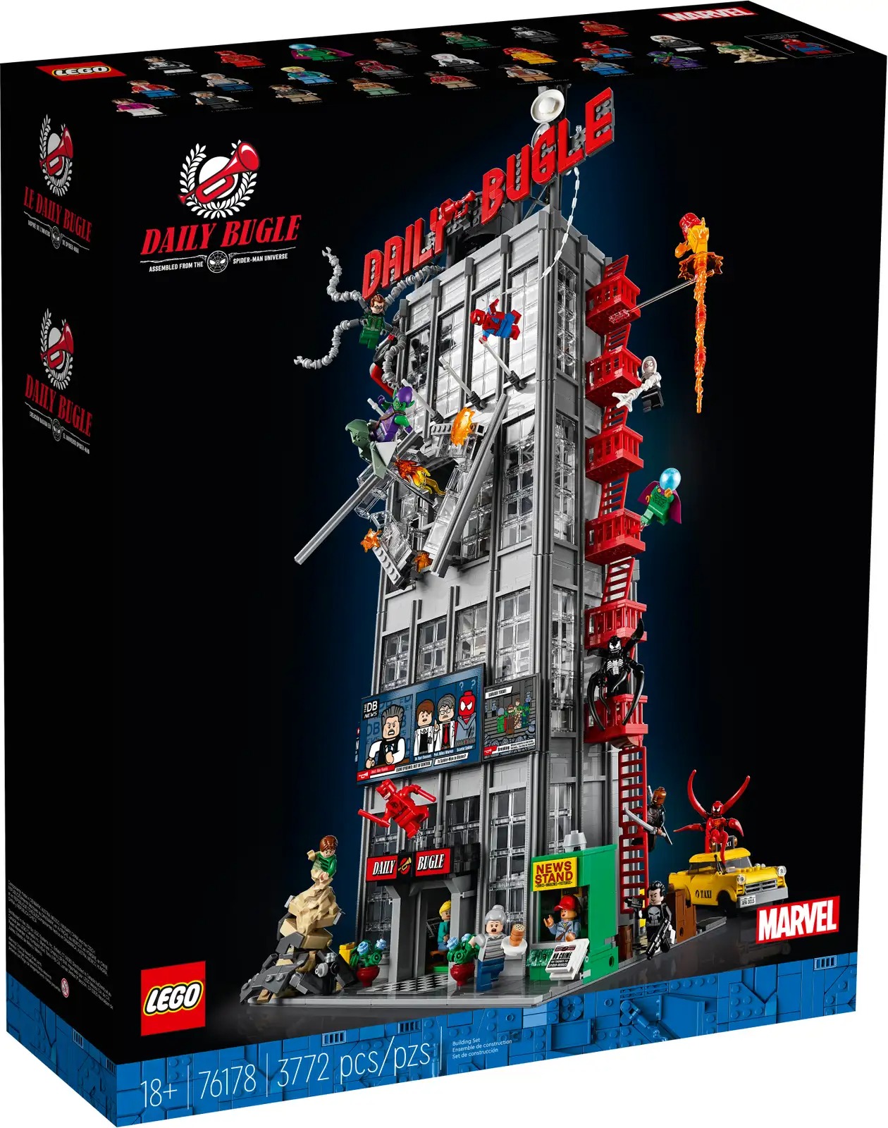 Bộ Mô Hình LEGO  Marvel Spiderman Daily Bugle #76178