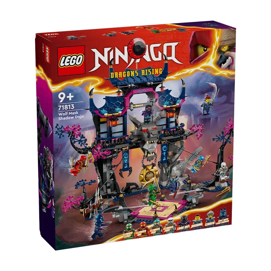 Bộ Mô Hình Tu viện bóng tối của mặt nạ sói LEGO NINJAGO #71813