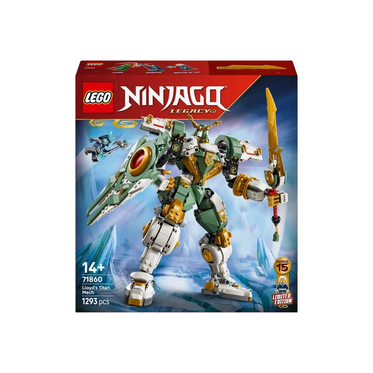 Bộ Mô Hình Chiến Giáp Titan Của Lloyd – Kỷ Niệm 15 Năm LEGO NINJAGO #71860