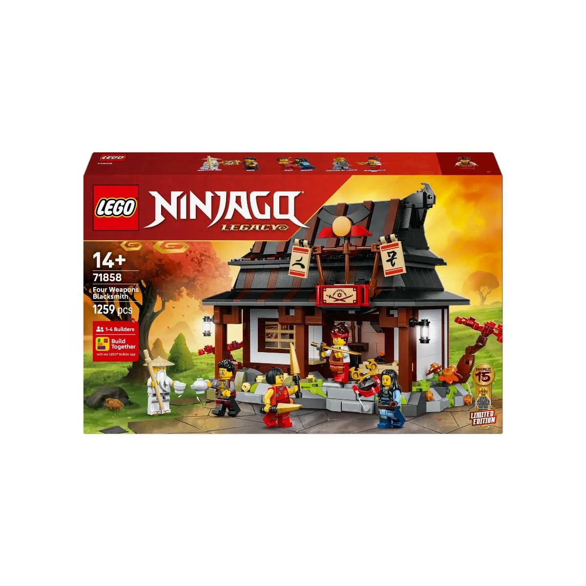 Bộ Mô Hình Thợ Rèn Bốn Vũ Khí – Kỷ Niệm 15 Năm LEGO NINJAGO #71858