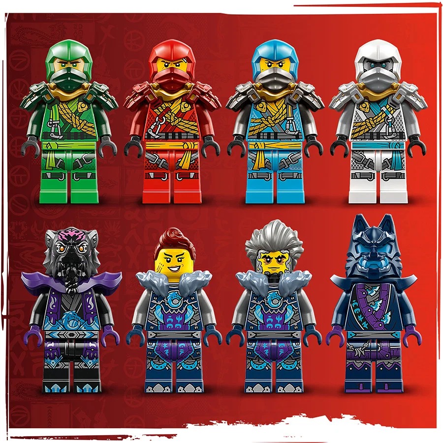Bộ Mô Hình Tu viện bóng tối của mặt nạ sói LEGO NINJAGO #71813