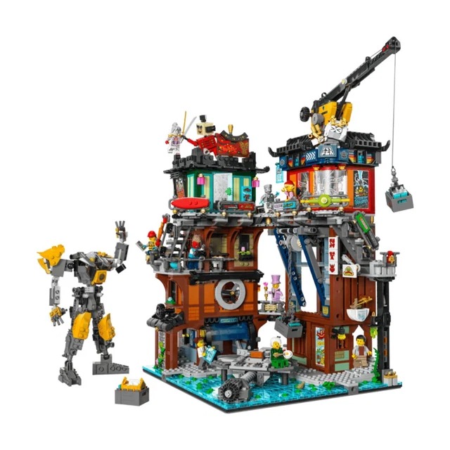 Bộ Mô Hình Xưởng Chế Tạo Thành Phố Ninjago® LEGO NINJAGO #71837