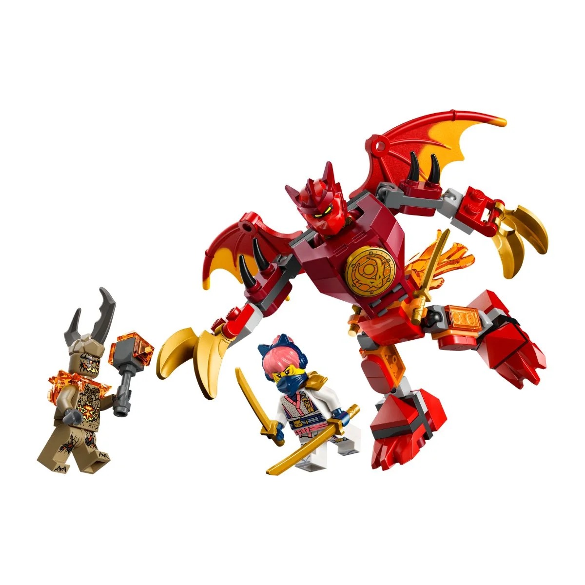 Bộ Mô Hình Bộ Chiến Đấu Chiến Giáp Rồng Của Kai LEGO NINJAGO #71851