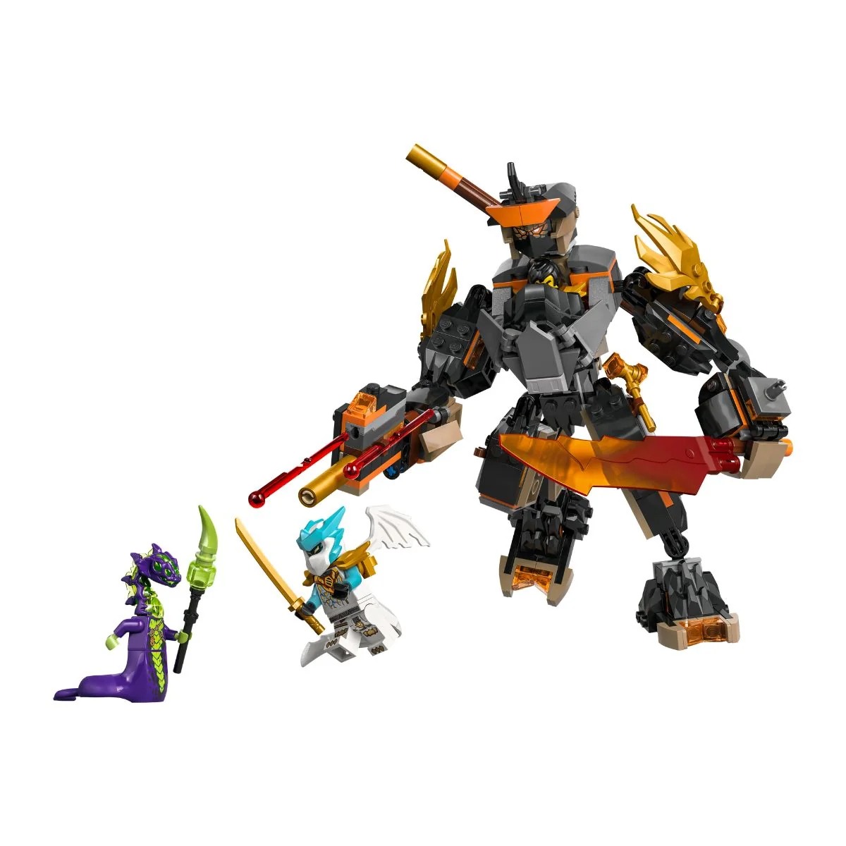 Bộ Mô Hình Chiến Giáp Của Cole & Rồng Của Zane LEGO NINJAGO #71854