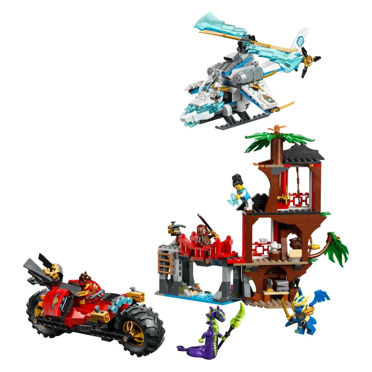 Bộ Mô Hình Trận Chiến Tại Nhà Cây LEGO NINJAGO #71857