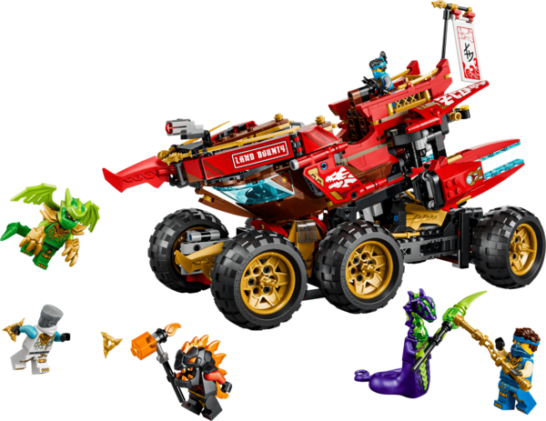Bộ Mô Hình LEGO Ninjago Siêu Xe Chỉ Huy Land Bounty #71869