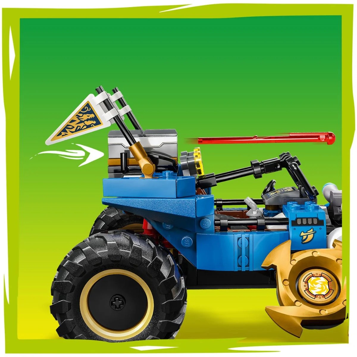 Bộ Mô Hình Xe Biến Hình Của Jay LEGO NINJAGO #71856