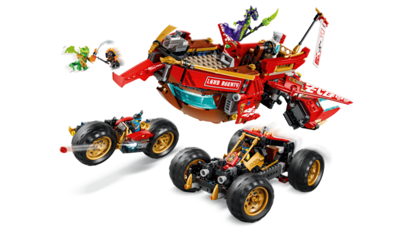 Bộ Mô Hình LEGO Ninjago Siêu Xe Chỉ Huy Land Bounty #71869