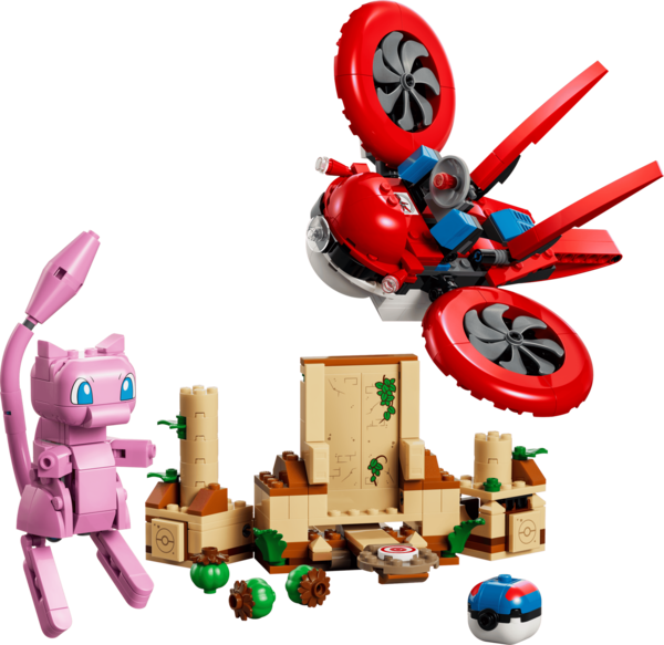 Bộ Mô Hình  LEGO Truy Tìm Sinh Vật Huyền Thoại Mew #72161