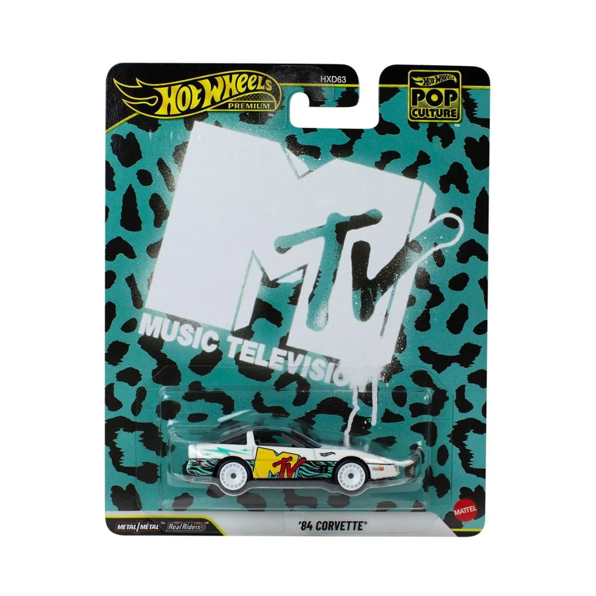 Đồ Chơi Siêu Xe Pop Culture - 84 Corvette HOT WHEELS HXD63