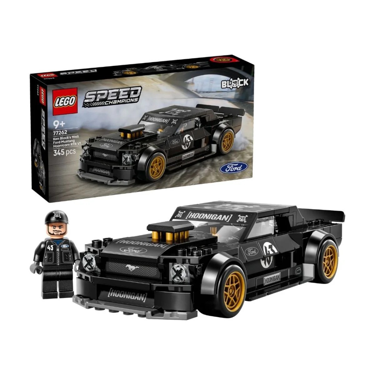 Bộ Mô Hình LEGO Speed Champions Xe Ford Mustang Hoonicorn 1965 #77262