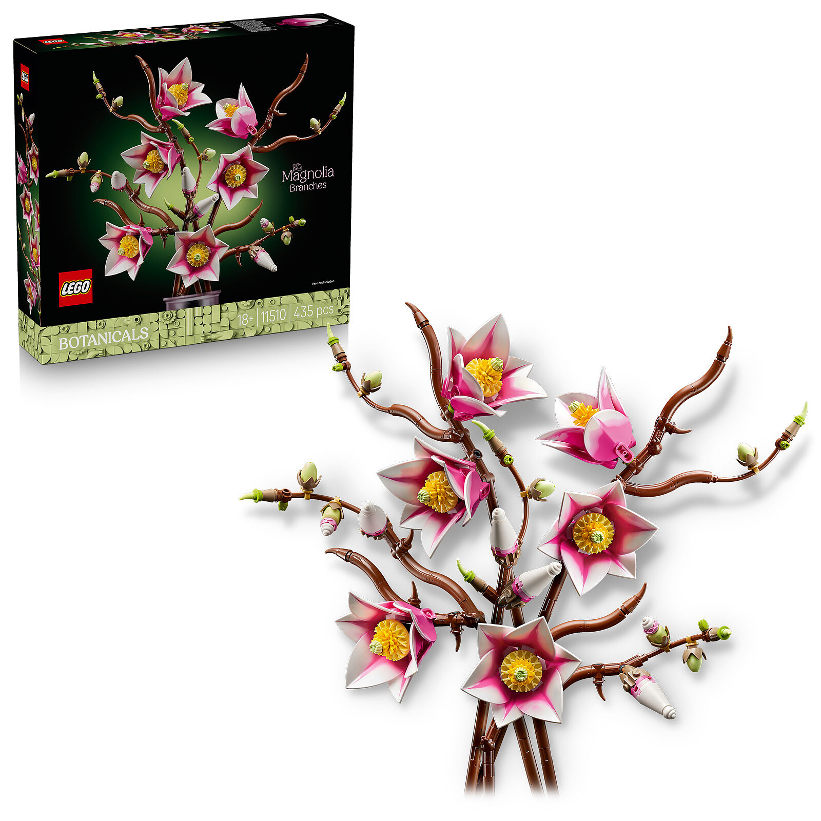 Bộ Mô Hình Nhánh Hoa Mộc Lan LEGO Botanical #11510