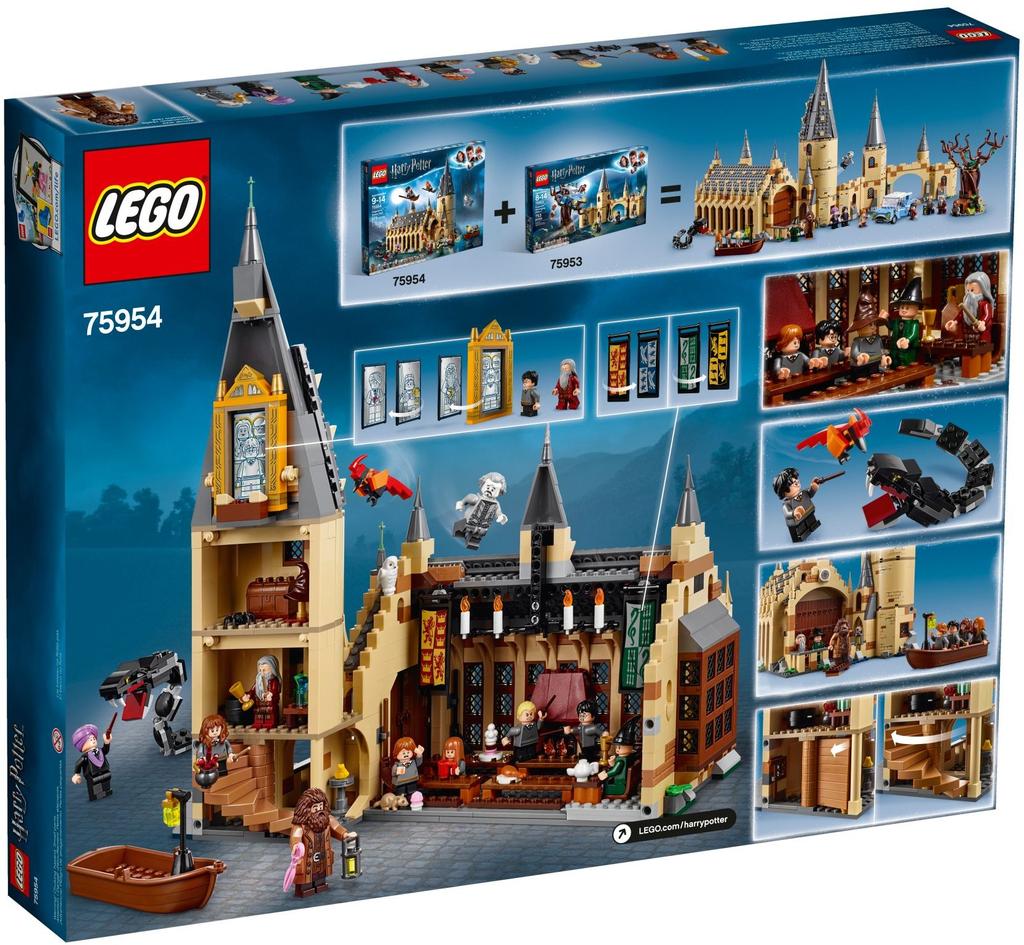 Bộ Mô Hình LEGO Harry Potter: Đại Sảnh Đường Hogwarts #75954