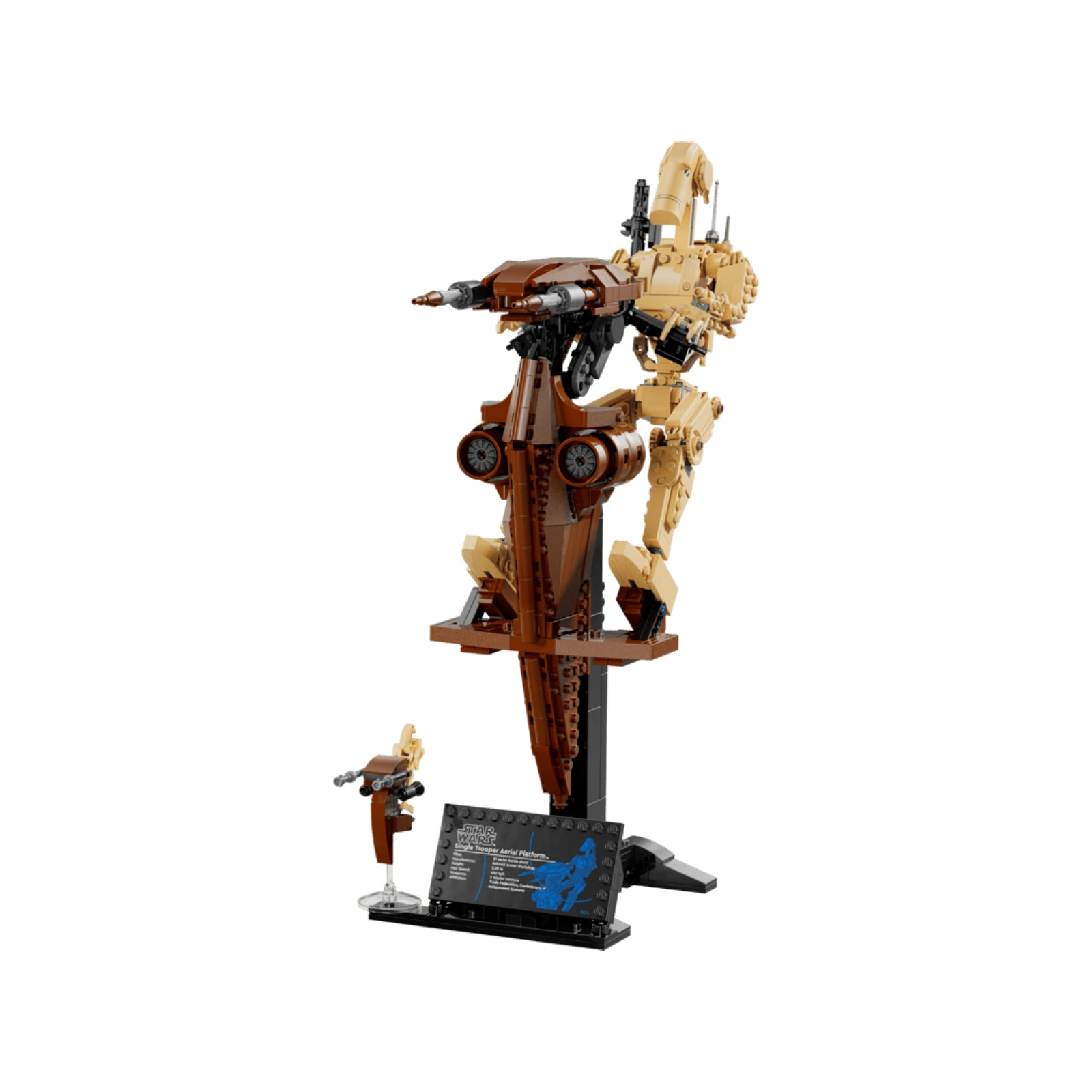 Bộ Mô Hình Lắp Ráp LEGO Battle Droid with STAP #75428