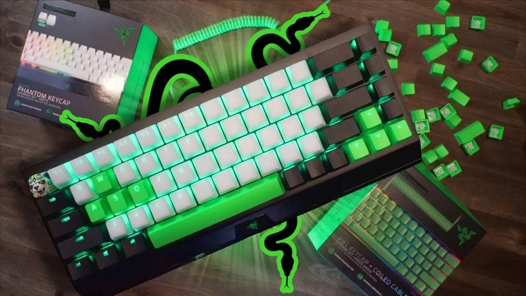 Bộ phím bấm Razer Phantom Keycap Upgrade Set - Trắng