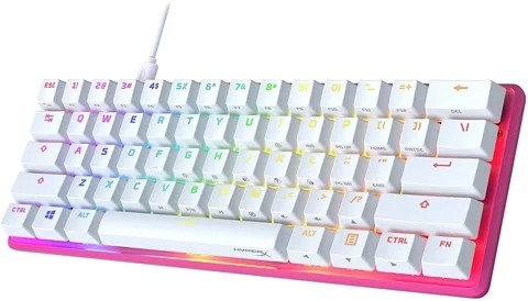 Bàn phím cơ HyperX Alloy Origins 60 Pink