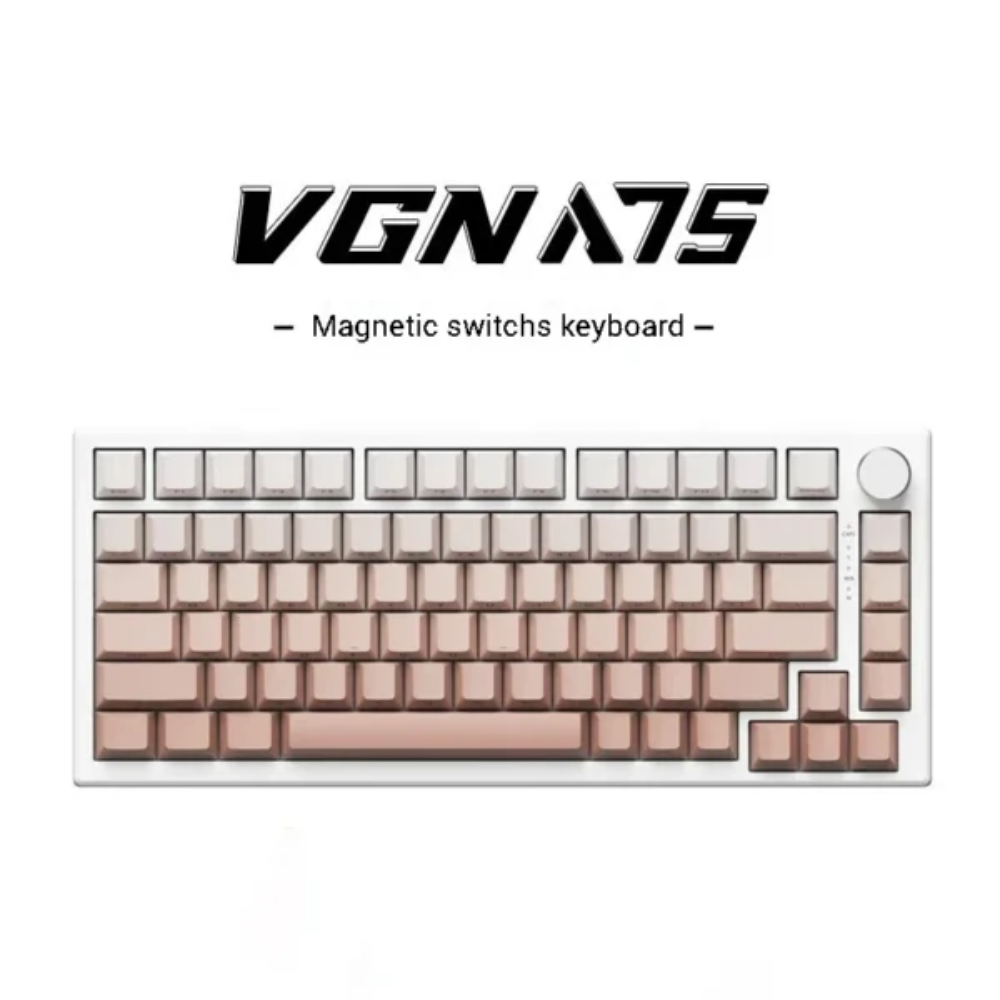 Bàn phím từ HE VGN A75 – Rapid Trigger – Gradient Pink
