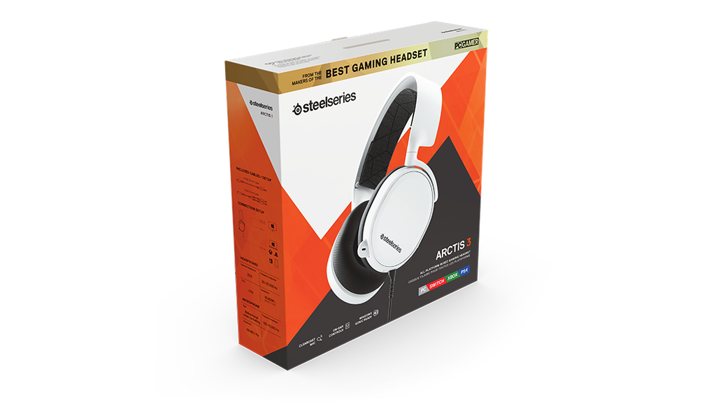 Tai nghe SteelSeries Arctis 3 (White)