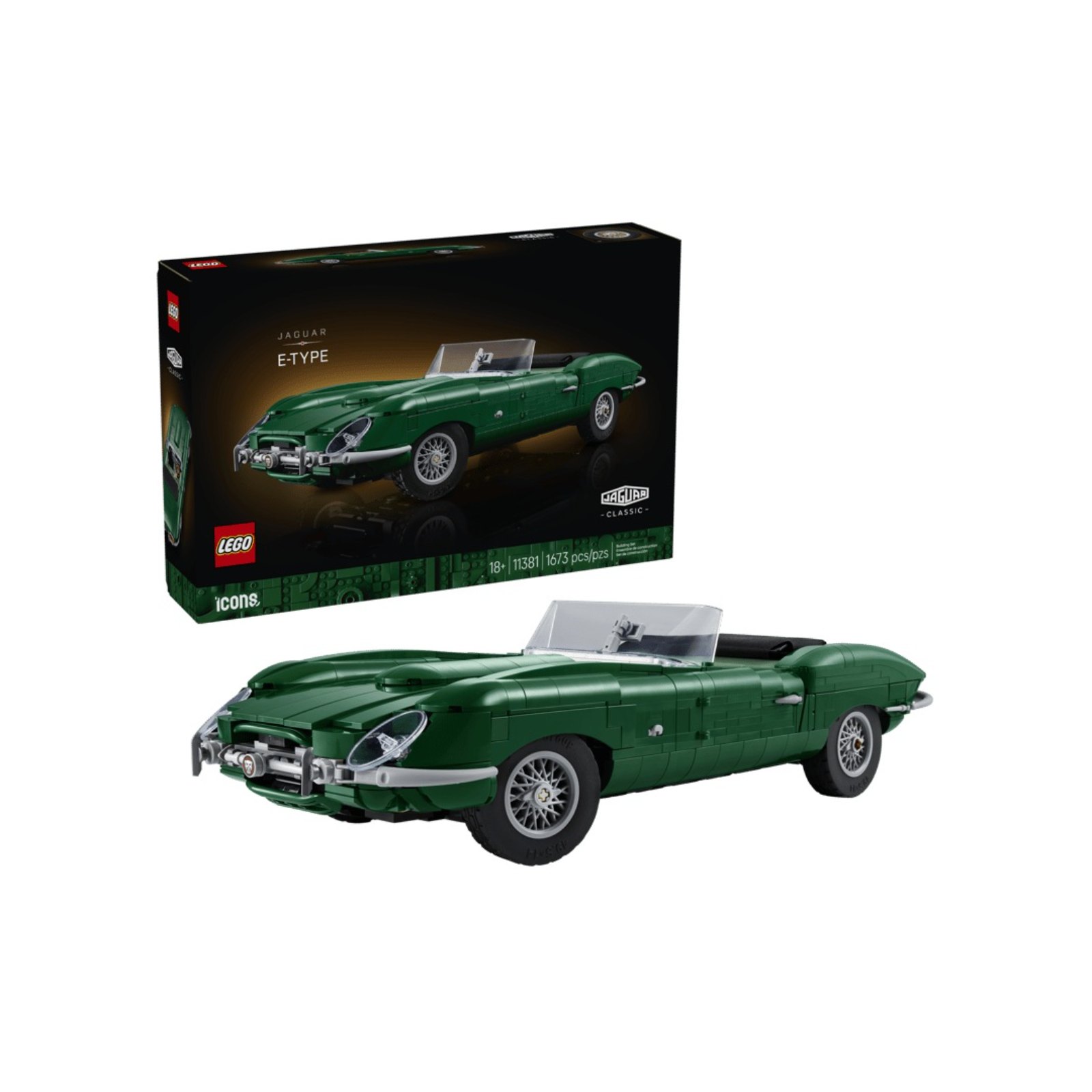 Bộ Mô Hình Lắp Ráp LEGO Jaguar E-Type Siêu Xe Cổ Điển #11381