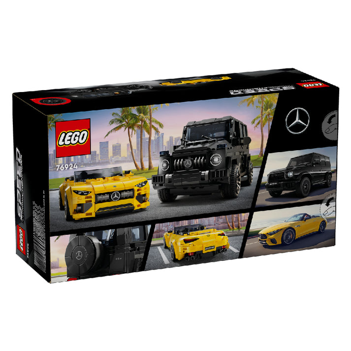 Bộ Mô Hình LEGO SPEED CHAMPIONS Mercedes Amg Gt Roadster 2024 & Amg G63 #76924