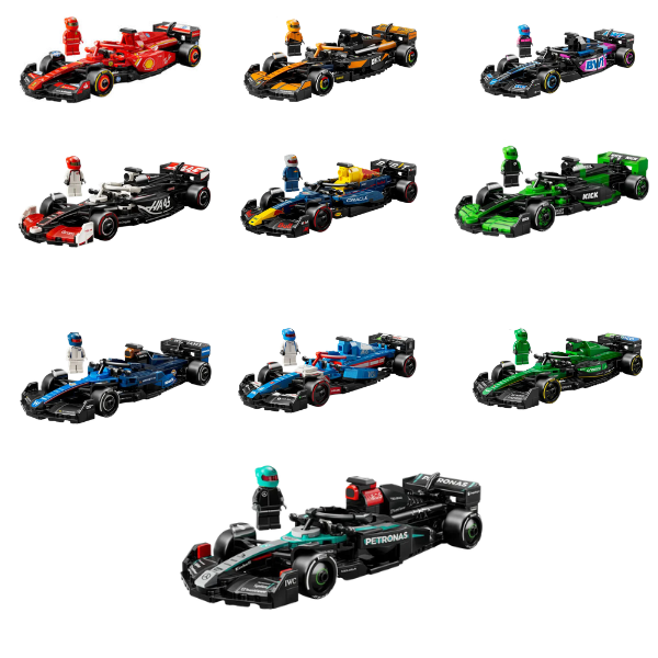 Bộ Mô Hình Combo 10 Siêu Xe F1 LEGO SPEED CHAMPIONS CB-10F1