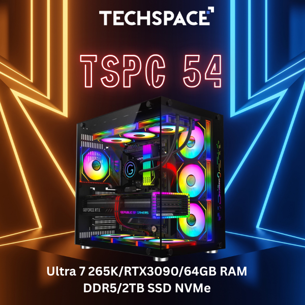 Gaming PC TSPC 54 (Ultra 7 265K/RTX3090/64GB RAM DDR5/2TB SSD NVMe)