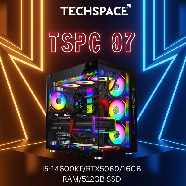 Gaming PC TSPC 07 (i5-14600KF/RTX5060 8GB/16GB RAM/512GB SSD)