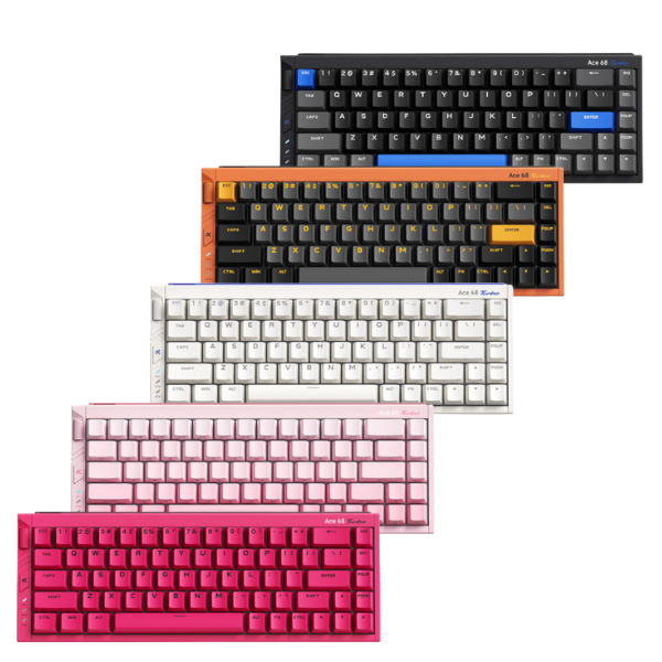 Bàn phím HE gaming Mchose Ace 68 TURBO - Khung nhôm CNC, 16k polling rate đầu tiên.