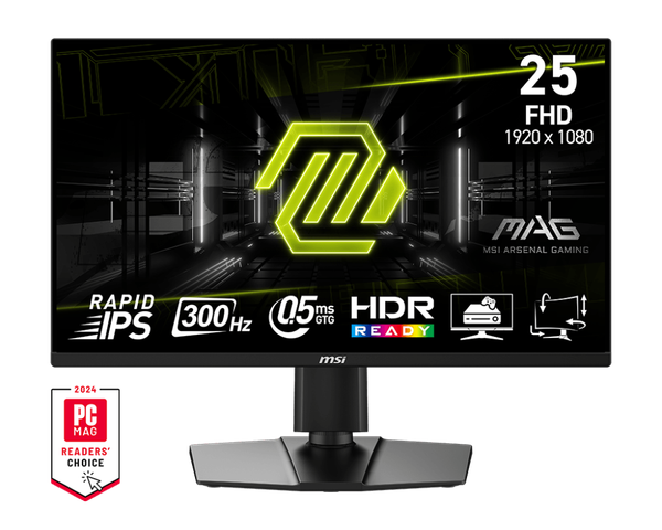 Màn hình gaming MSI MAG 255PXF (24.5 inch - IPS - FHD - 300Hz - 0.5ms - SPEAKER)