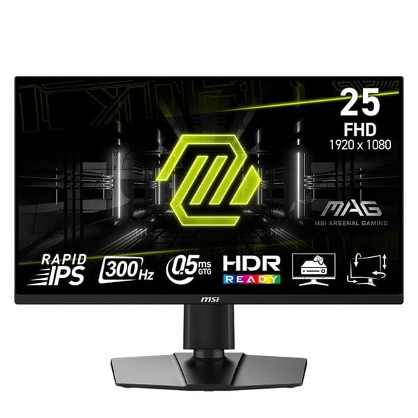 Màn hình gaming MSI MAG 255PXF (24.5 inch - IPS - FHD - 300Hz - 0.5ms - SPEAKER)
