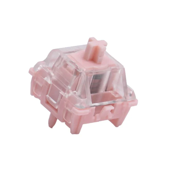 Switch bàn phím HE Gateron X Cuxiukeys Magnetic Pink Jade – Lọ 70 Switch