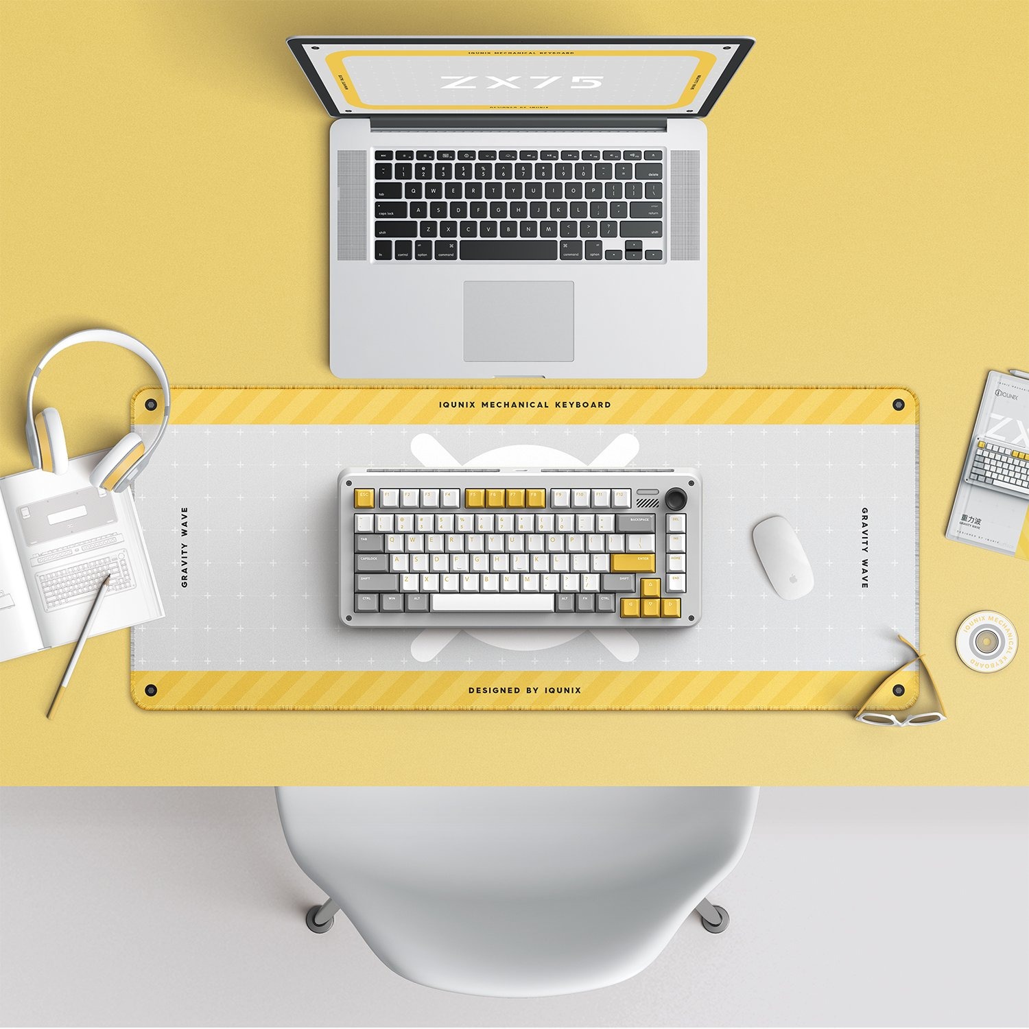 Bàn Phím Cơ IQUNIX ZX75 Gravity Wave Wireless