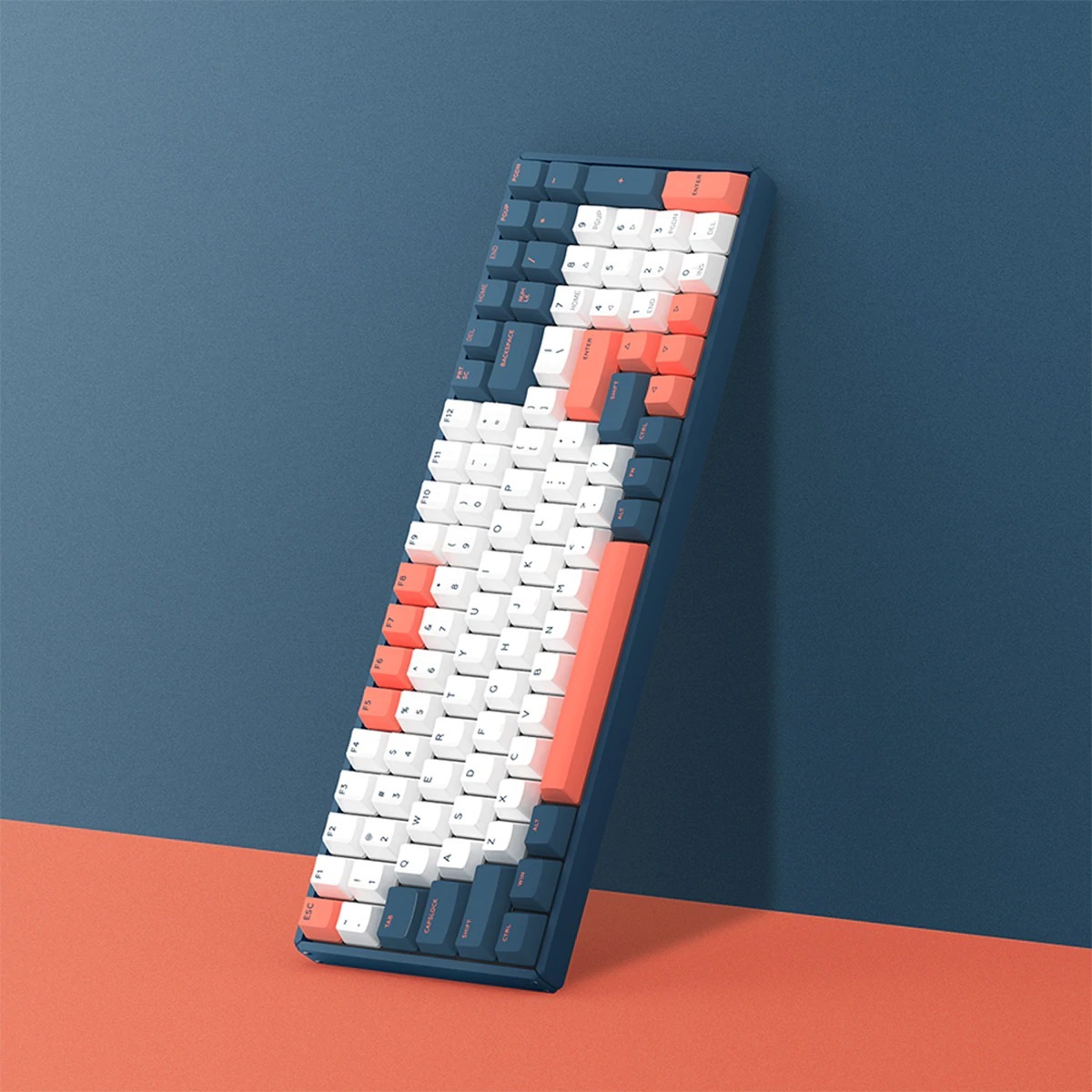 Bàn phím cơ không dây IQUNIX F96 – Coral Sea