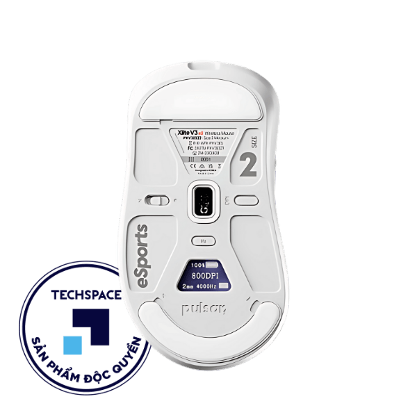 (ĐỘC QUYỀN TECHSPACE) Chuột không dây Pulsar Xlite V3 eS Trắng