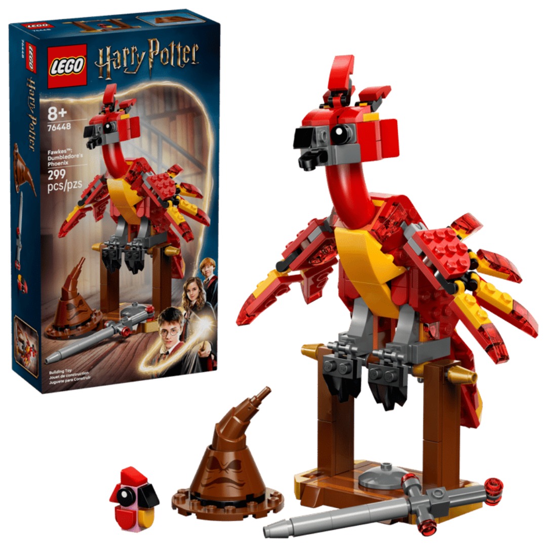Bộ Mô Hình Lắp Ráp LEGO Harry Potter Phượng Hoàng Fawkes #76448