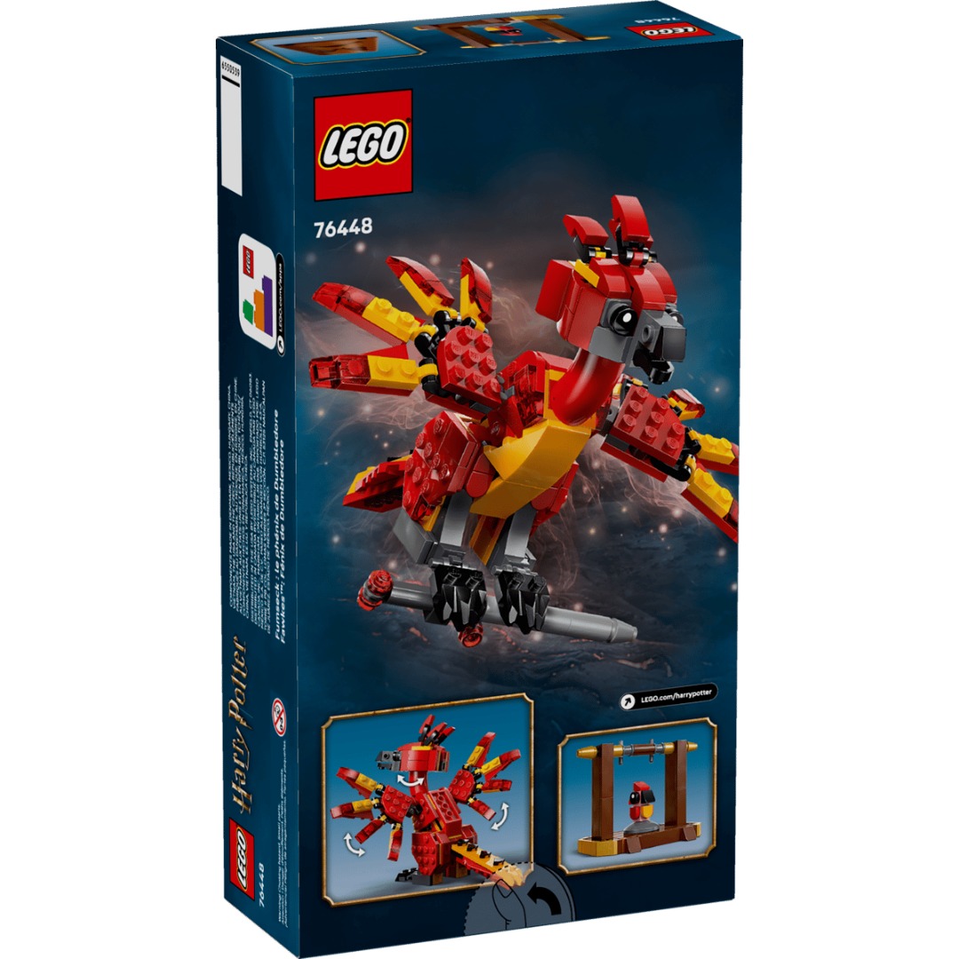Bộ Mô Hình Lắp Ráp LEGO Harry Potter Phượng Hoàng Fawkes #76448