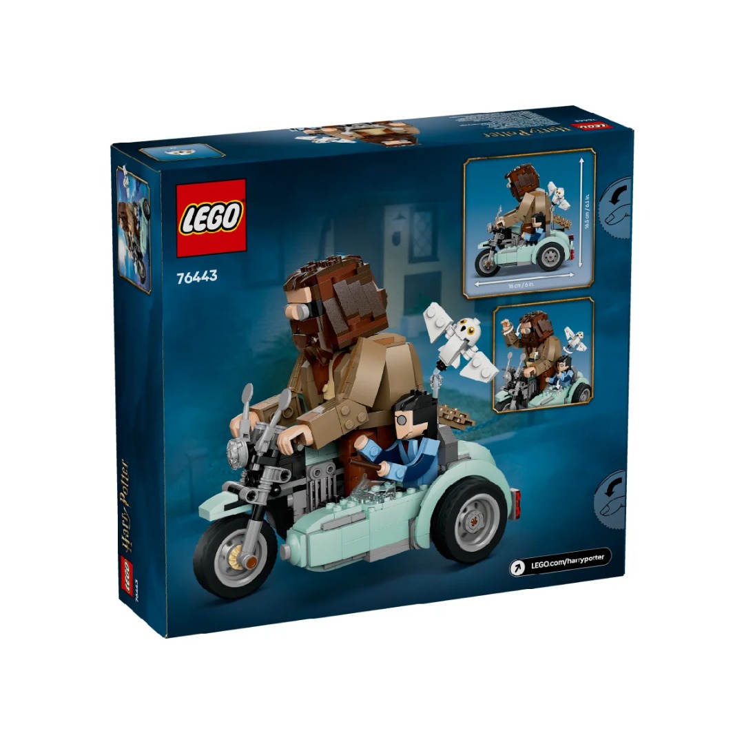 Bộ Mô Hình Lắp Ráp LEGO Mô Tô Bay Hagrid Chuyển Động #76443