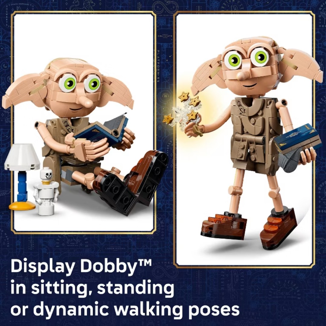 Bộ Mô Hình Lắp Ráp LEGO Huy Hiệu Hogwarts Và Dobby #66820