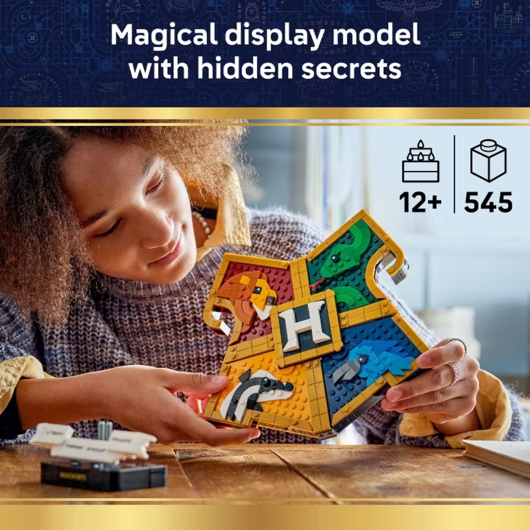 Bộ Mô Hình Lắp Ráp LEGO Huy Hiệu Hogwarts Và Dobby #66820