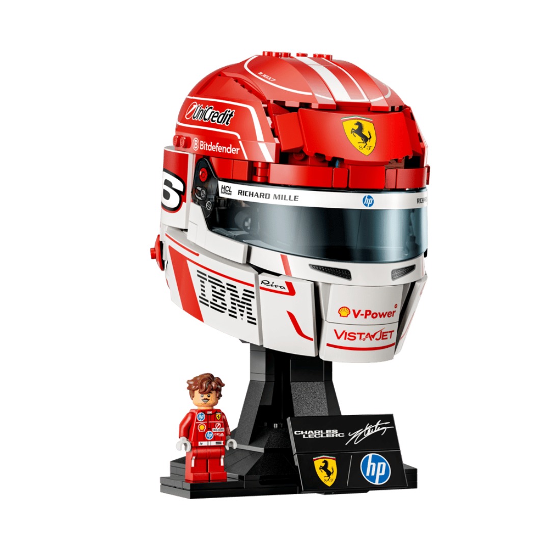 Mô Hình Lắp Ráp Mũ Bảo Hiểm Ferrari HP Charles Leclerc LEGO #43014