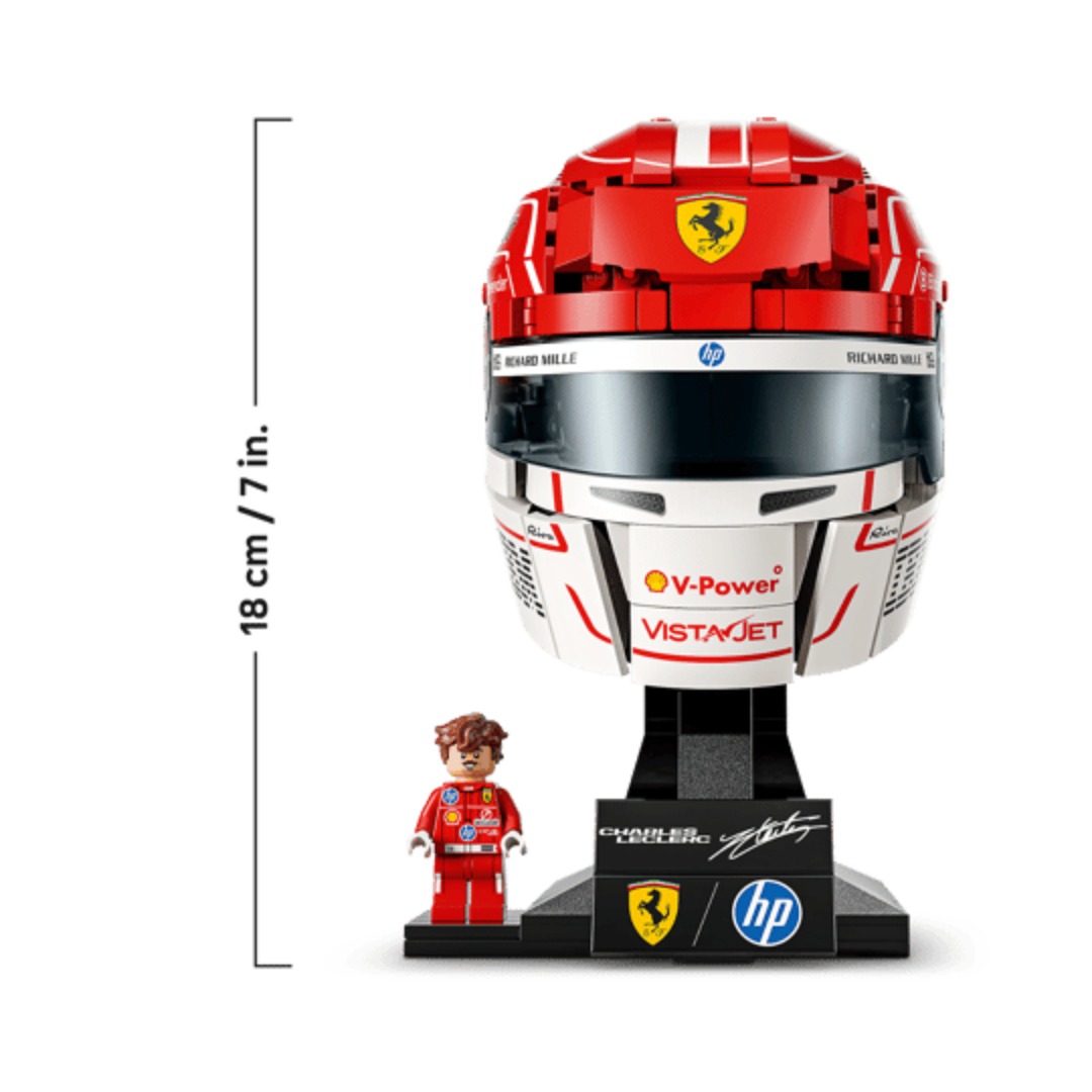 Mô Hình Lắp Ráp Mũ Bảo Hiểm Ferrari HP Charles Leclerc LEGO #43014