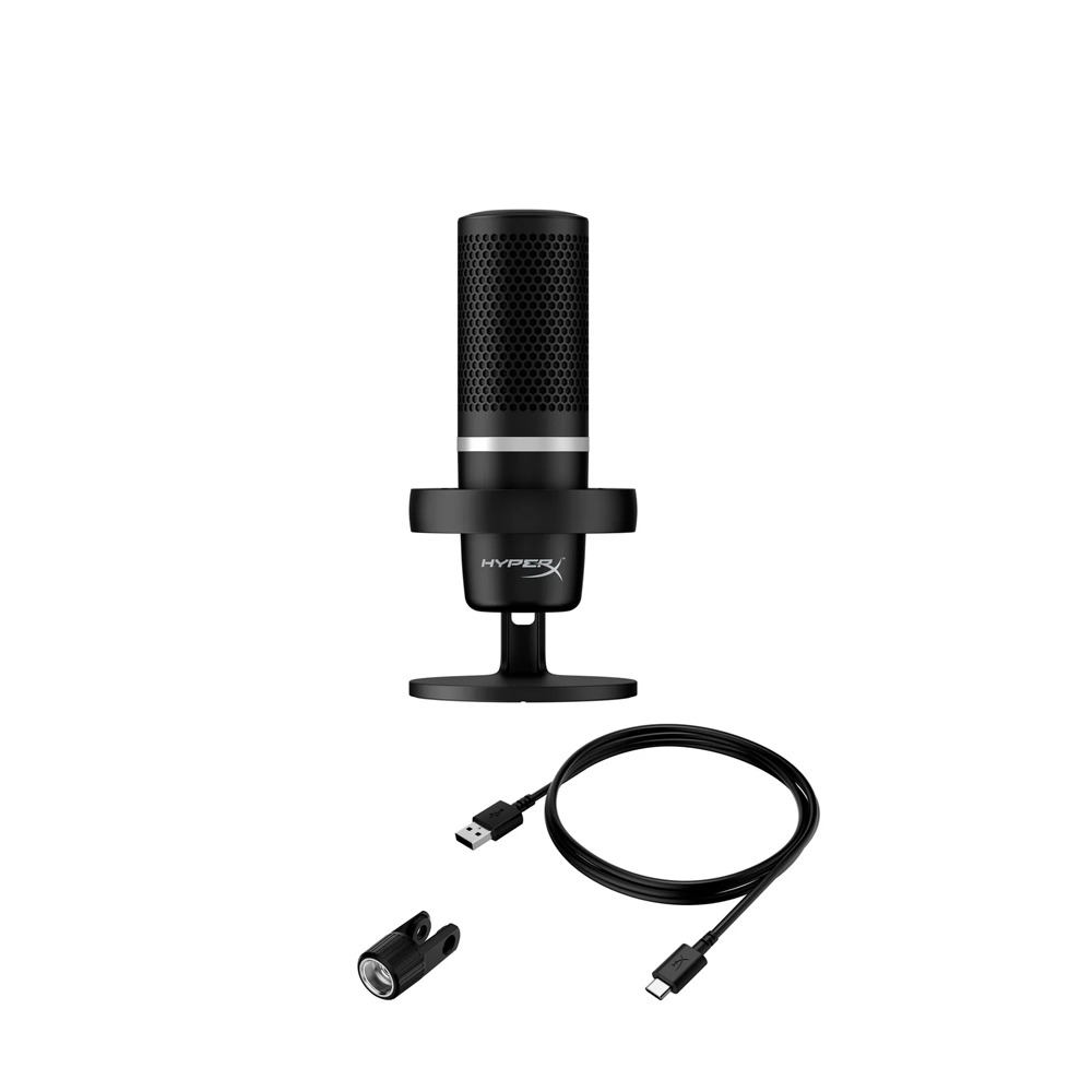 Mic thu âm HyperX DuoCast RGB - micro USB