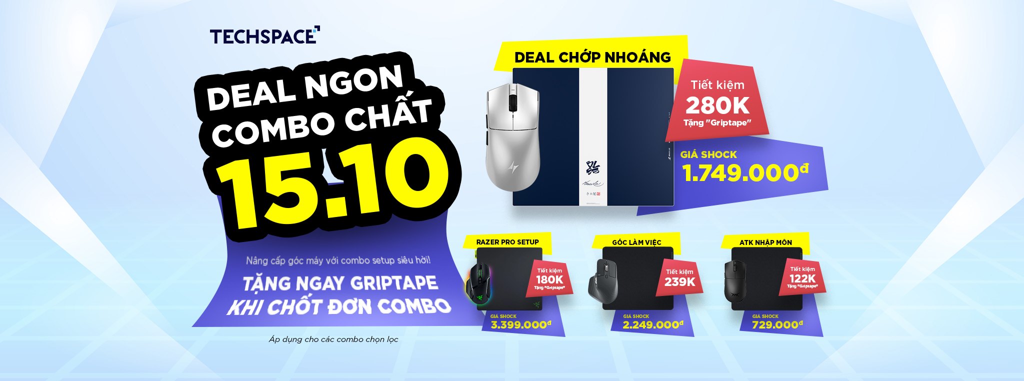 Deal ngon combo chất 15.10
