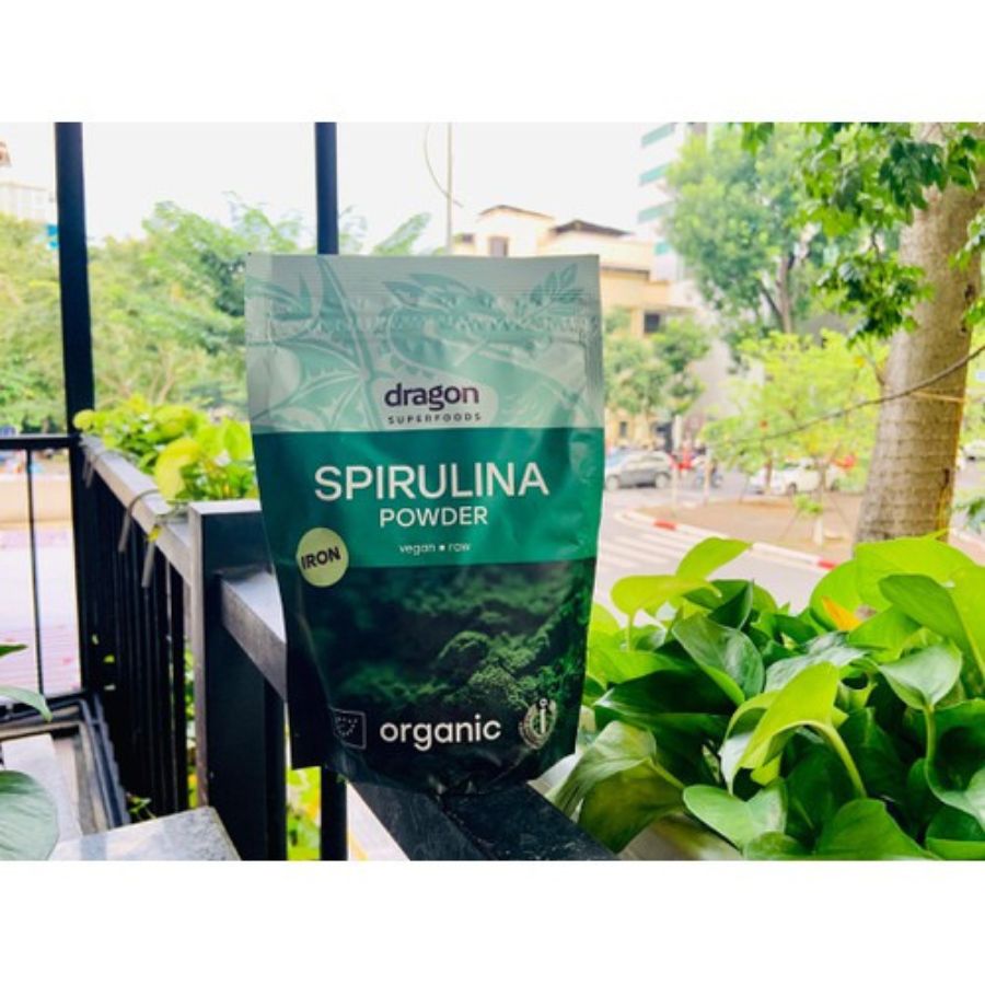 Bột tảo xoắn Spirulina hữu cơ 200g Dragon superfood