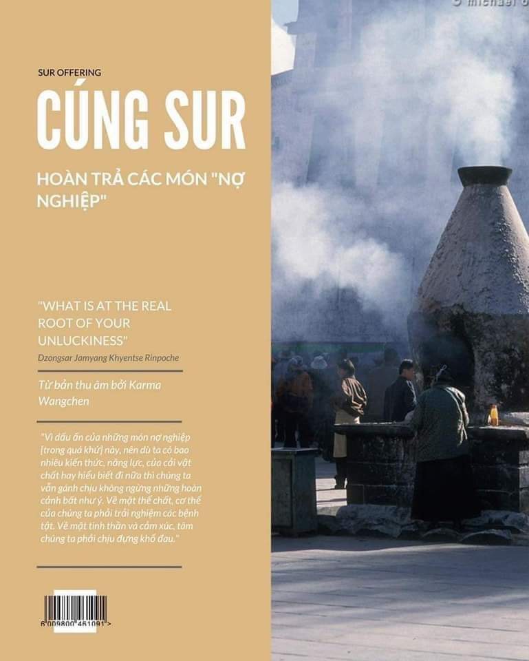 CÚNG SUR để tịnh hoá các món nợ nghiệp