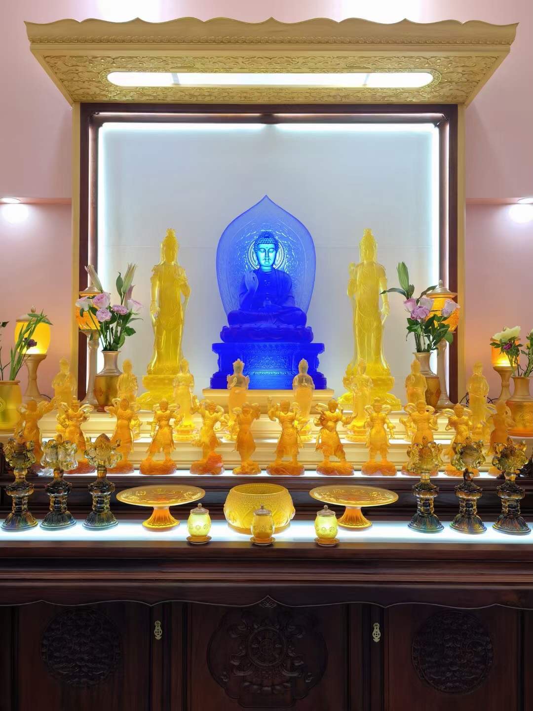 BỘ ĐỒ THỜ BẰNG ĐÁ NGỌC