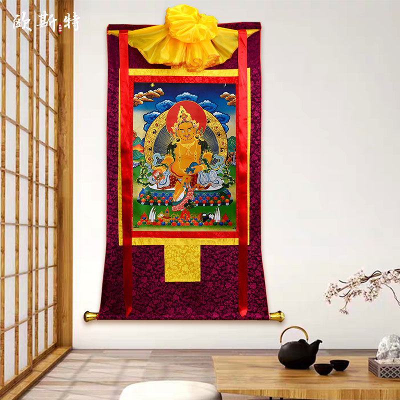 TRANH THANGKA IN TRÊN VẢI