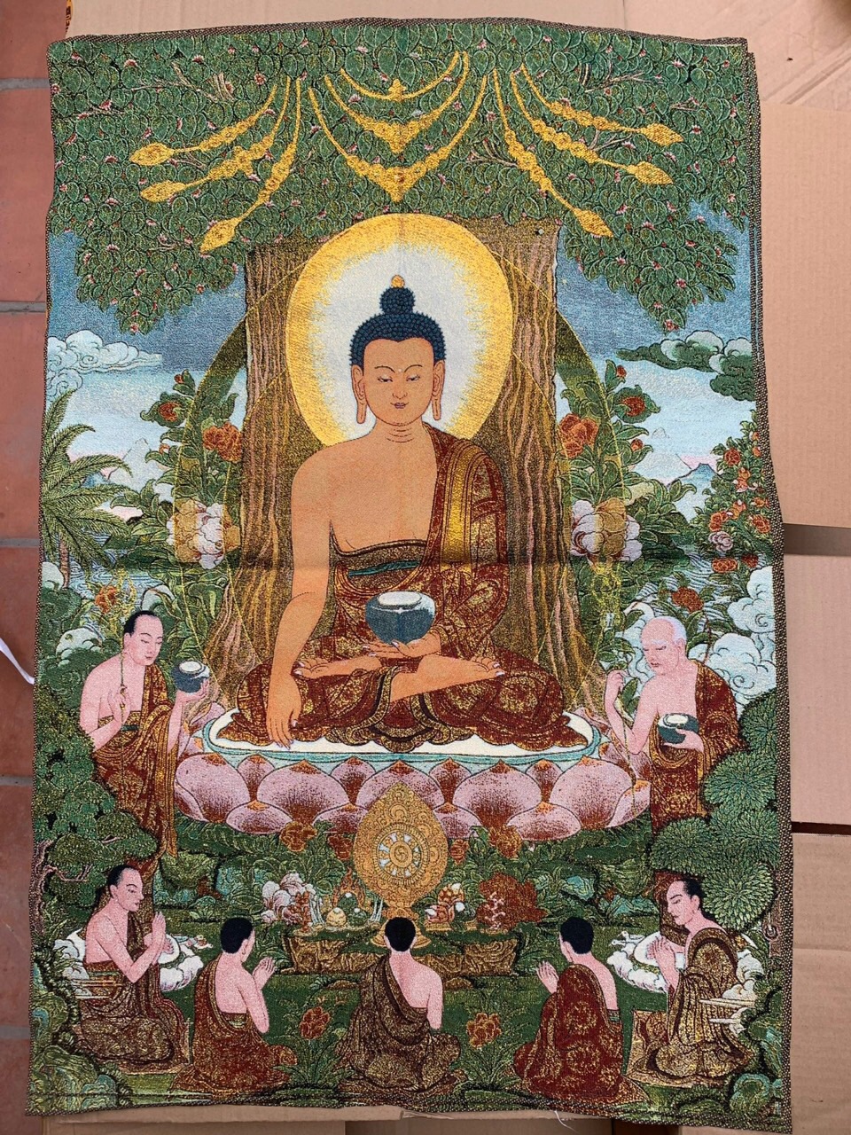 TRANH THANGKA THÊU TÂY TẠNG
